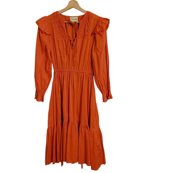 Cleobella Long Sleeve Midi Dress - Picture 1 of 6